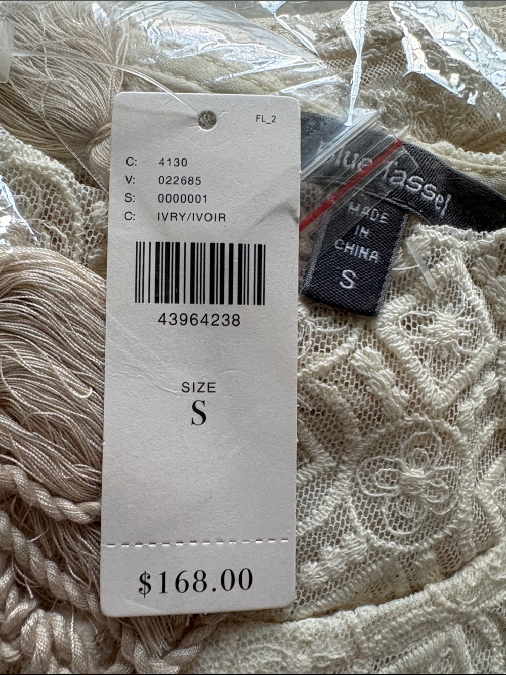 NWT Anthropologie Julia Peasant Lace Embroidery Dress By Blue Tassel Size Small - Picture 4 of 16